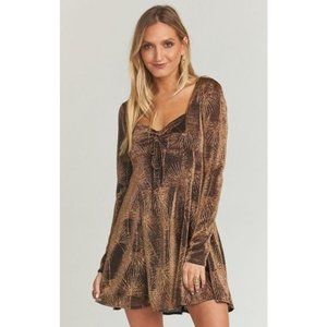 SMYM Dominique Mini Dress Goldie Frond X